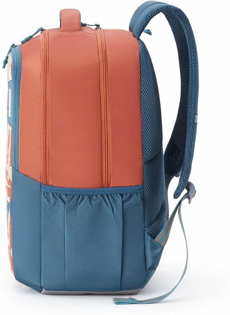 AMERICAN TOURISTER Large 35 L Backpack Stan 3 Compartments Bottle Pocket Padded Back Rust Green School Backpack (Green) - Image 7