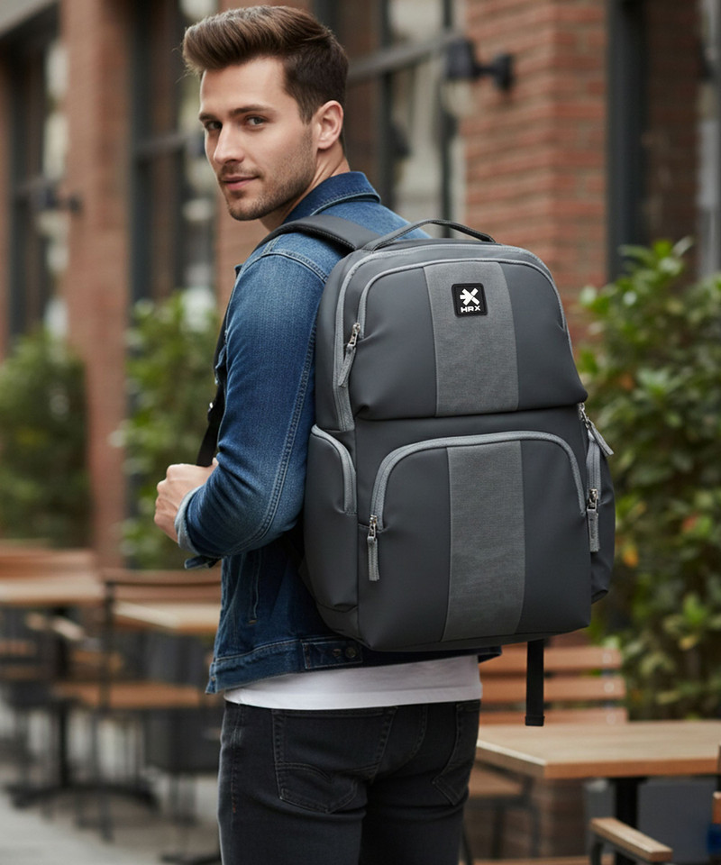 HRX HRX by Hrithik Roshan Medium 28 L Laptop Backpack POLAR Unisex Bag with rain cover Office\u002fSchool\u002fCollege\u002fBusinessB-28L