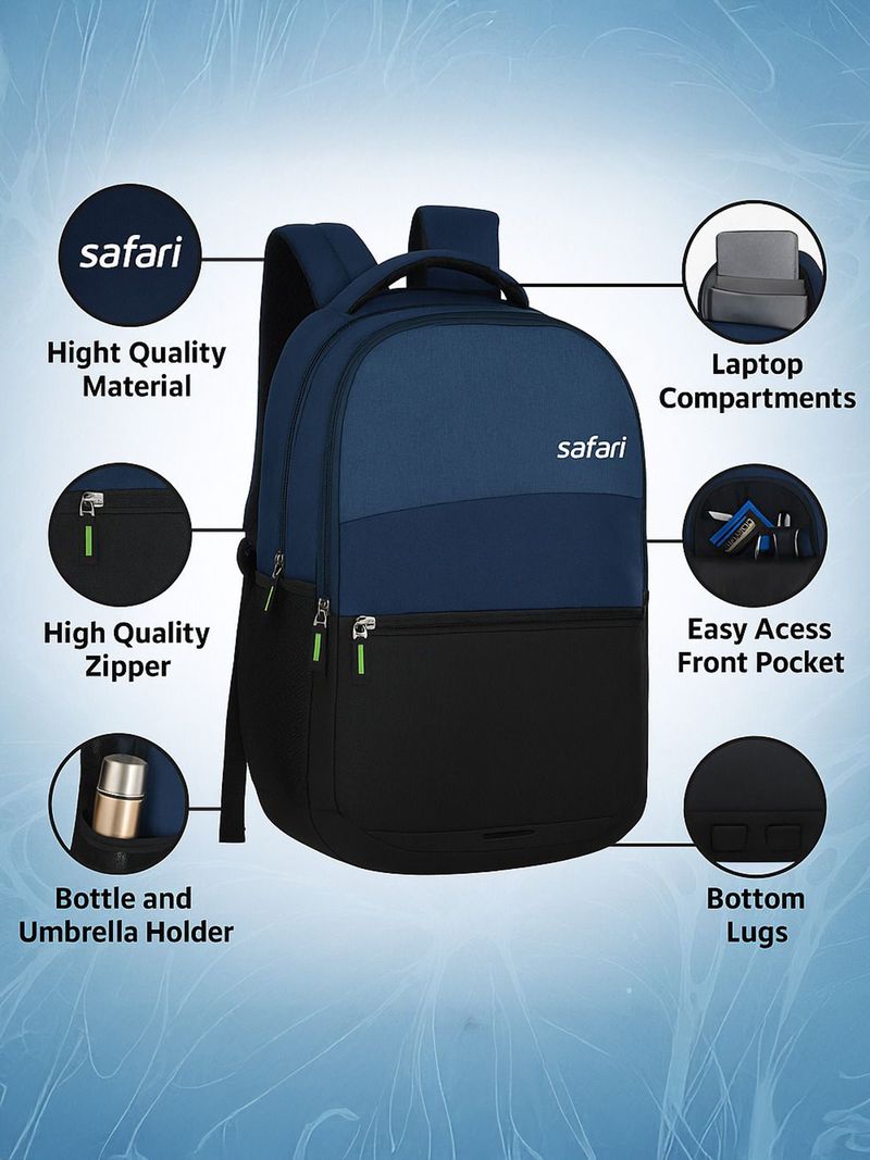SAFARI 36L Twin Lightweight Laptop Backpack - Image 3