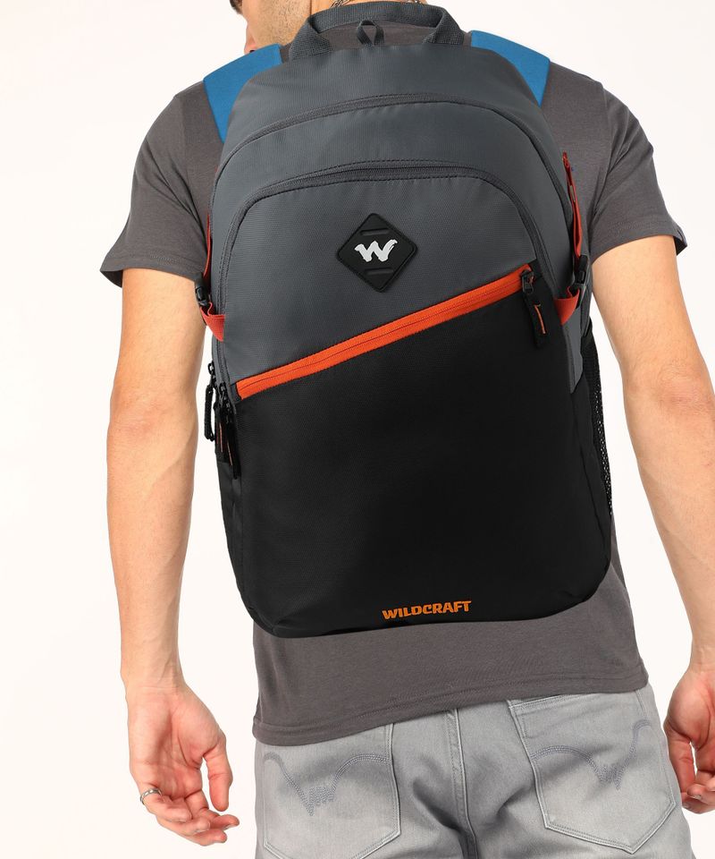 Wildcraft Faber 30L Laptop Backpack (Black, Grey) - Image 5