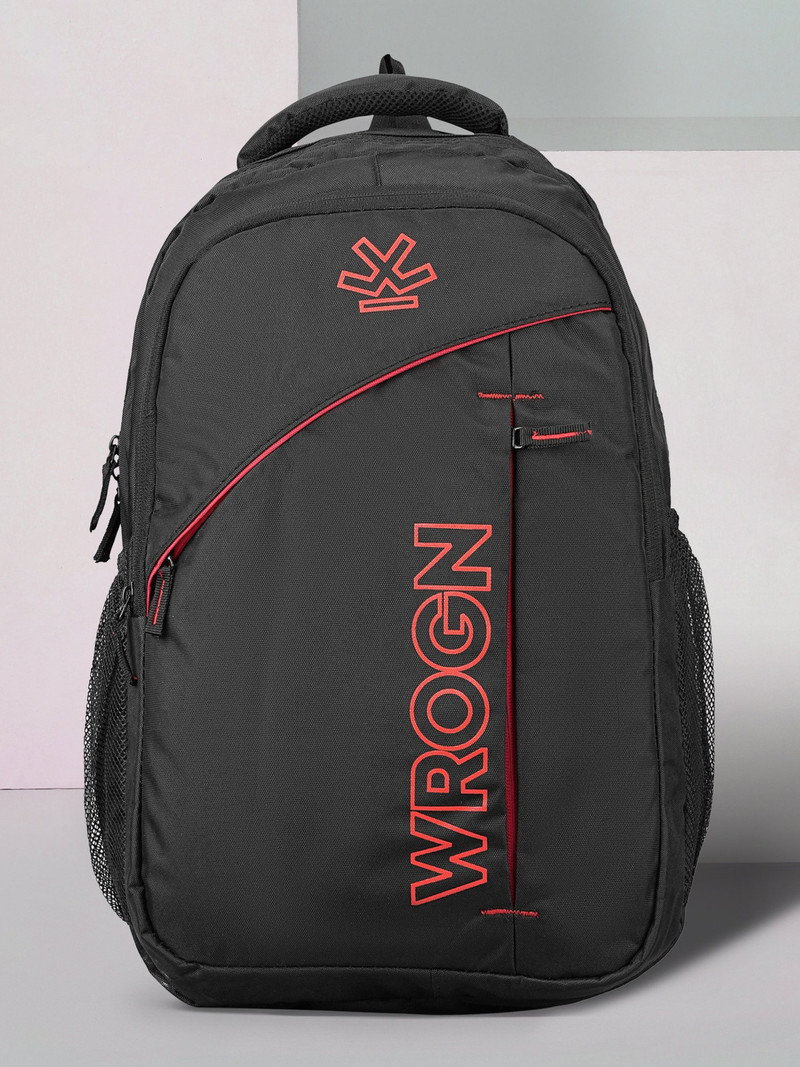 WROGN Large 45 L Laptop Backpack spacy unisex fits upto 16 Inches/college bag/school bag with Raincover Black