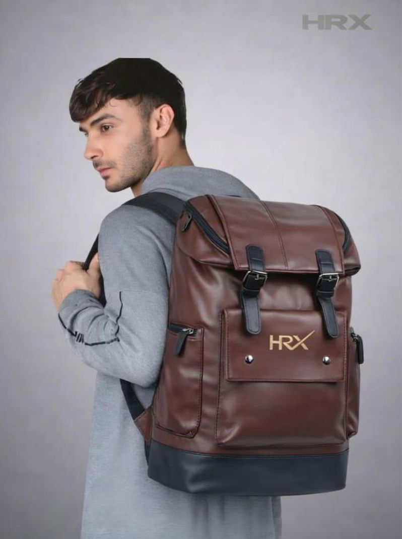 HRX HRX by Hrithik Roshan Large 35 L Laptop Backpack Leather Anti Theft Casual witH USB PORT