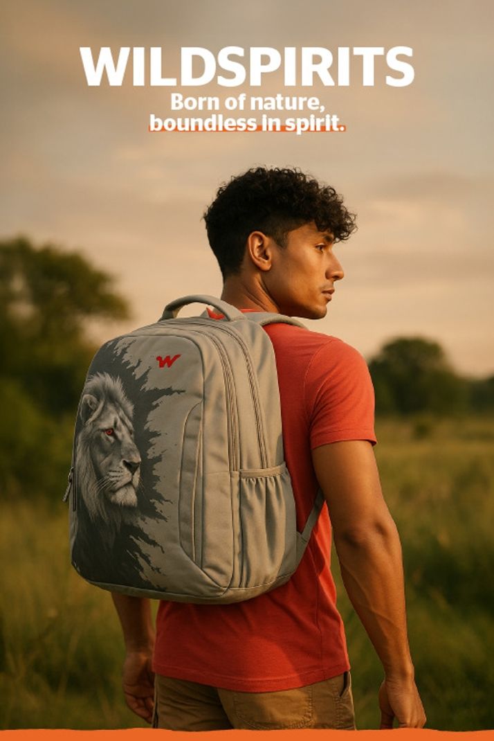 Wildcraft 45L Laptop Backpack Grey - Image 4