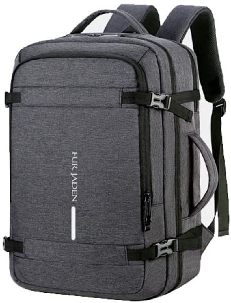 FUR JADEN Large 40L Laptop Backpack Grey - Image 2