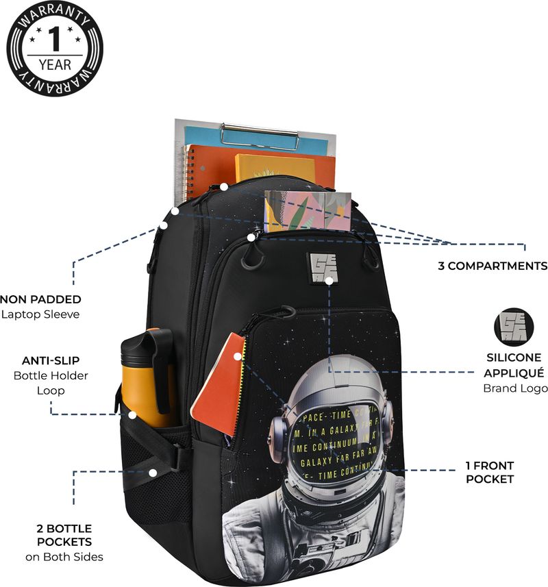 Gear 38L Cosmonaut Backpack 19" Black - Image 5