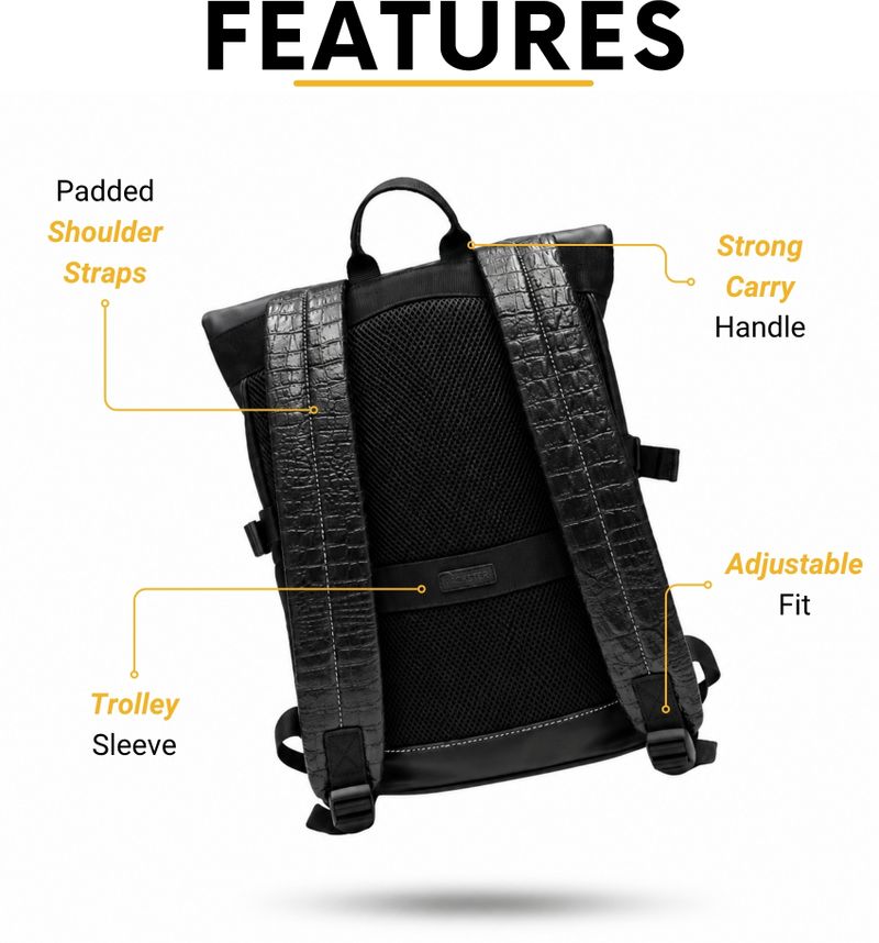 Packster CXR Origin 19.5L Leatherette Laptop Bag - Image 3