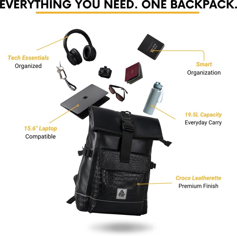 Packster CXR Origin 19.5L Leatherette Laptop Bag - Image 4