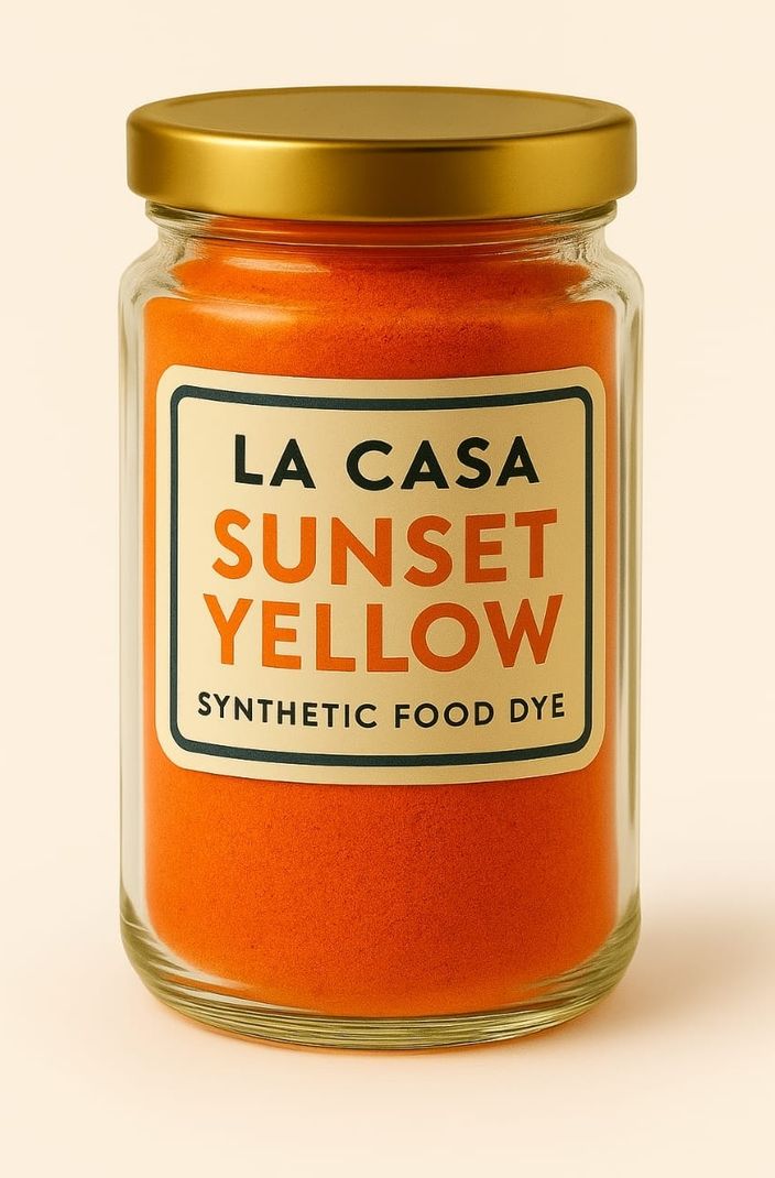 La Casa Sunset Yellow Synthetic Food Dye Icing 20g - Image 3