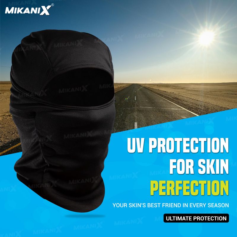 MIKANIX Black Bike Face Mask - Image 6