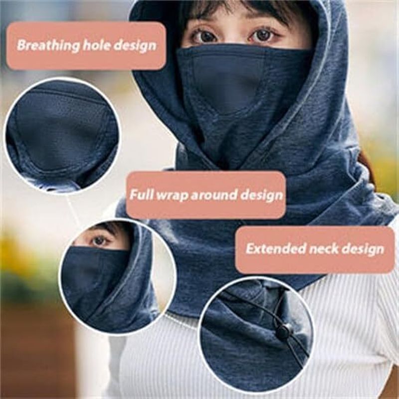 Augen Black Bike Face Mask - Image 4