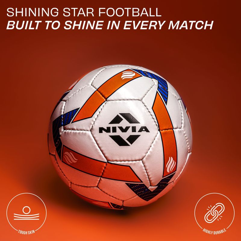 NIVIA Shining Star Football Size 5 - Image 3