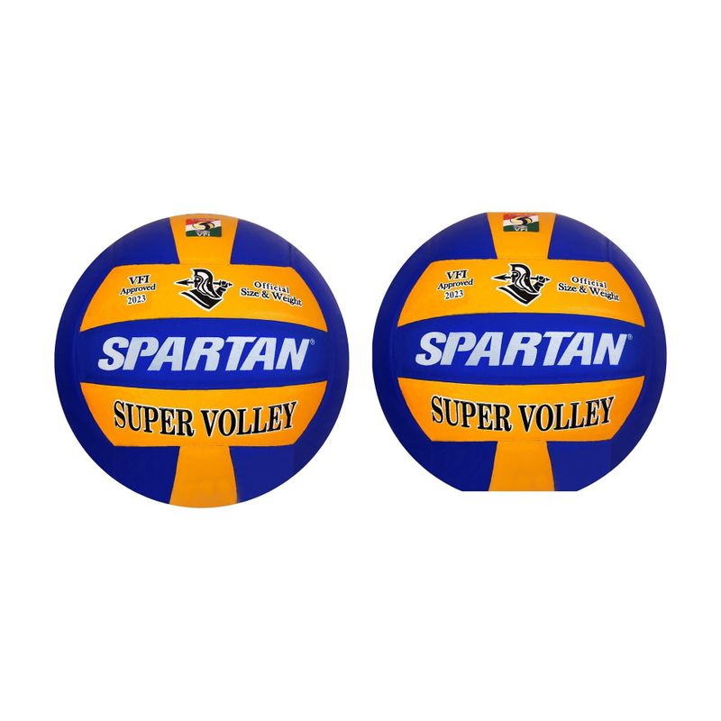 Spartan Super Volley Leather Volleyball - Size 4 - Image 2