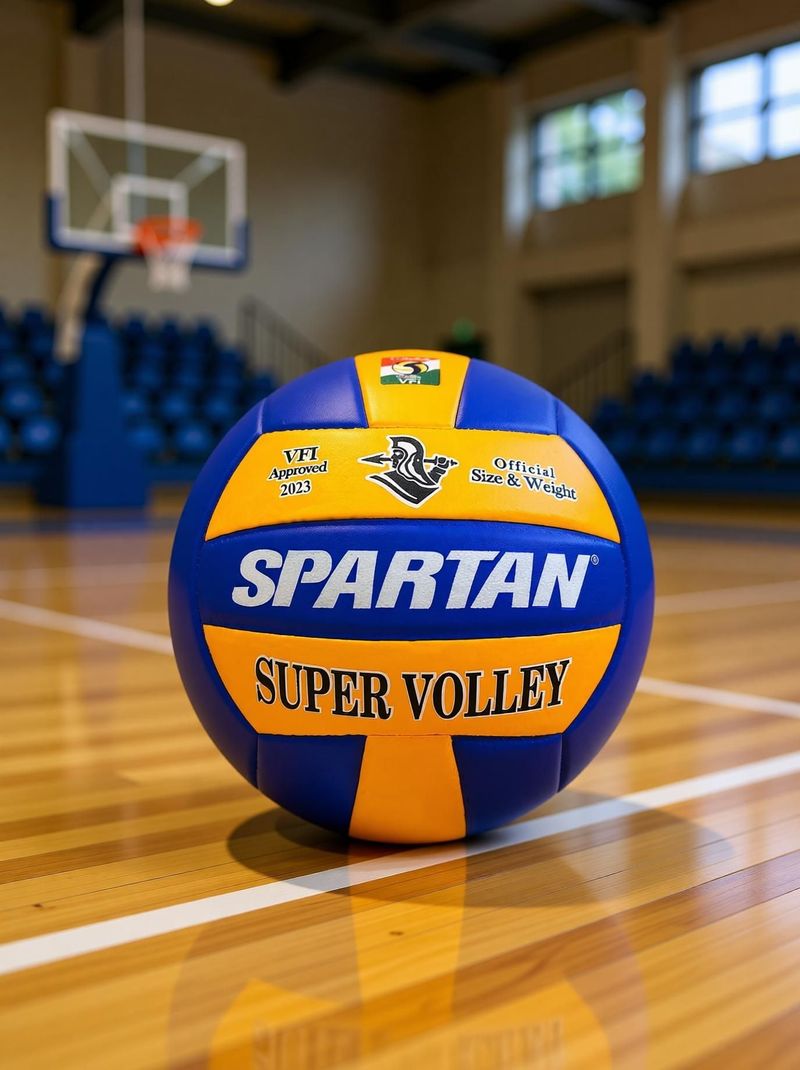 Spartan Super Volley Leather Volleyball - Size 4 - Image 4