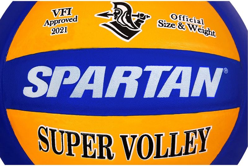 Spartan Super Volley Leather Volleyball - Size 4 - Image 6