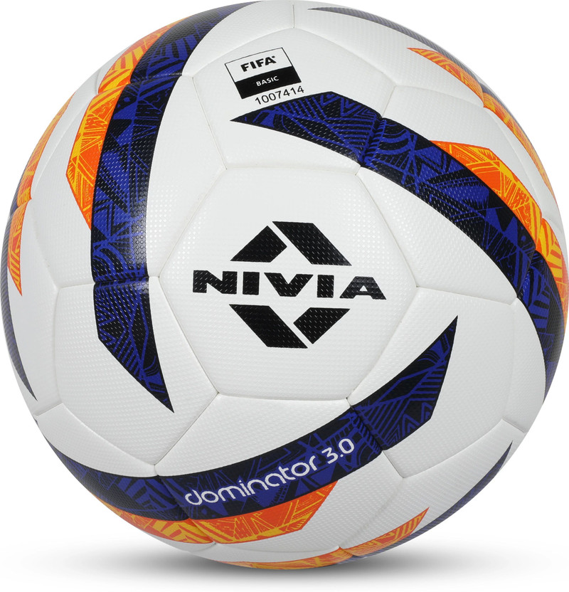 NIVIA Dominator 3.0, 32 Panels Design, Ideal For Natural & Artificial Turf Surfaces Football - Size: 5