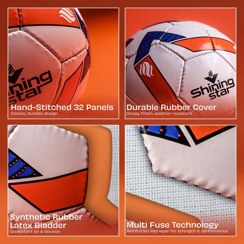 NIVIA Shining Star Football Size 5 - Image 6