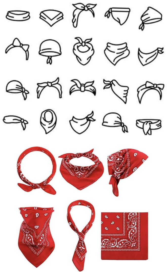 Bradley Men & Women, Boys & Girls Printed Bandana (Pack of 3) - Image 5