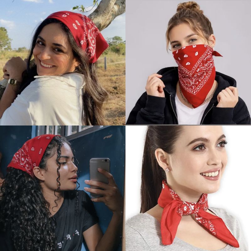 Bradley Men & Women, Boys & Girls Printed Bandana (Pack of 3) - Image 4