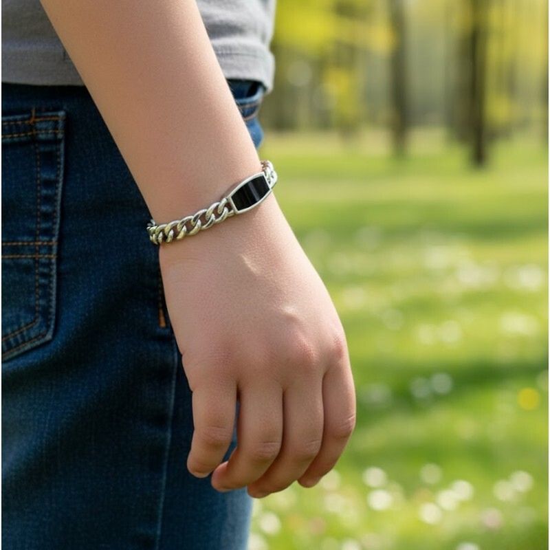Alloy Rhodium Bracelet by Kazare - Image 6