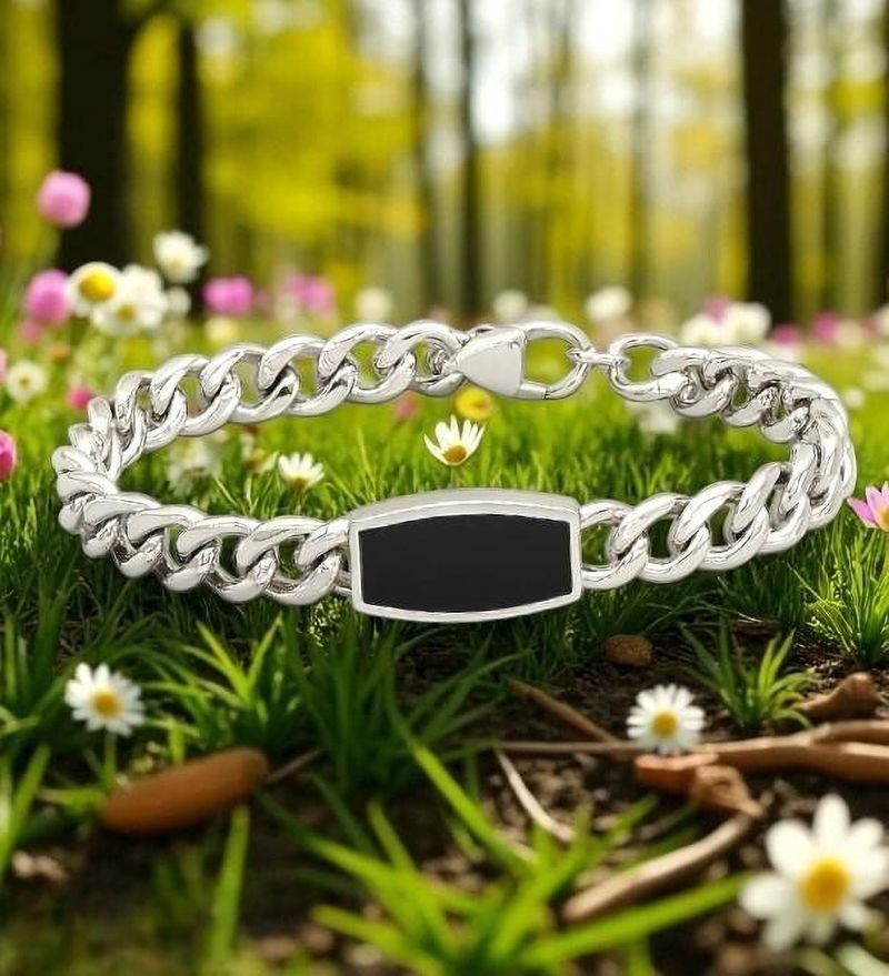 Alloy Rhodium Bracelet by Kazare - Image 4