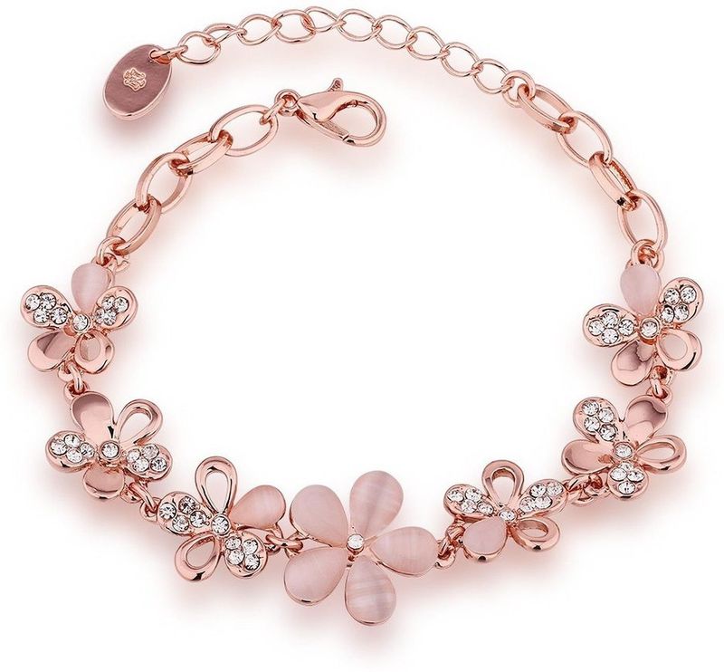 Om Jewells Crystal Gold-plated Bracelet Set - Image 3