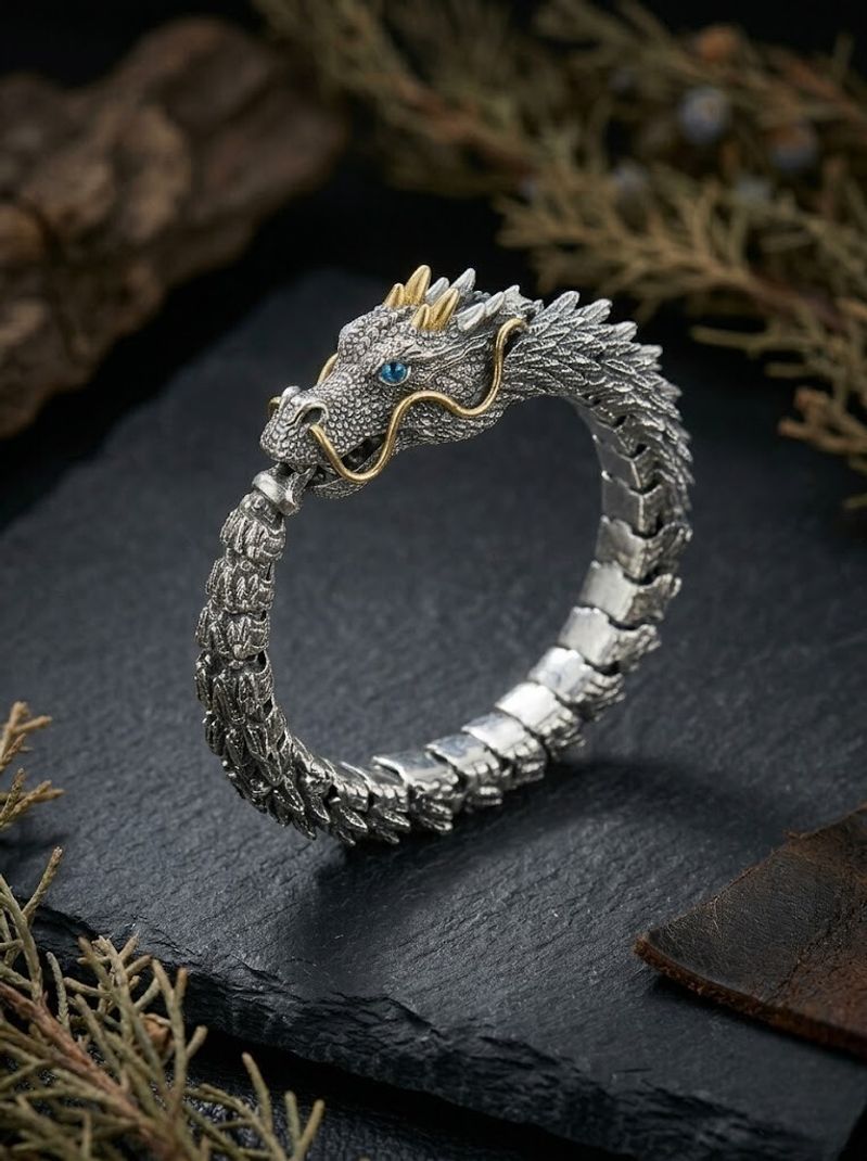 kazare Alloy Rhodium Bracelet - Image 6