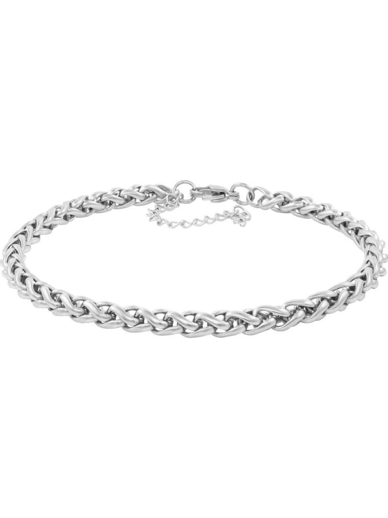 NAKABH Stainless Steel Silver Bracelet - Image 2