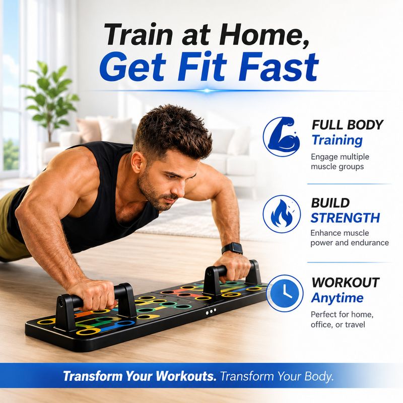 Quickfit 10 in 1 Portable Board for Chest Press - Image 5