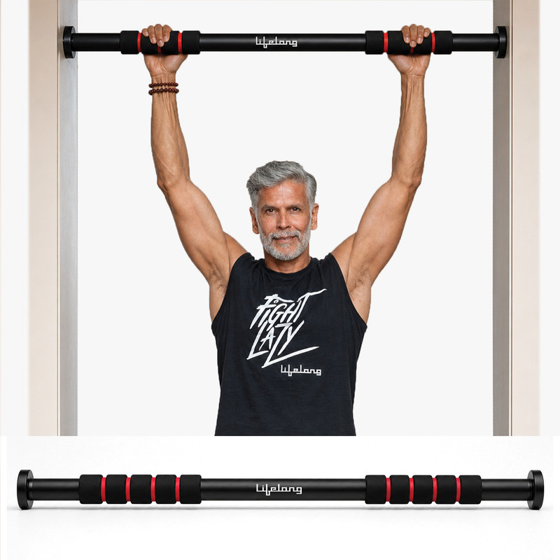 Lifelong Adjustable Pull-Up Bar For Home Gym | Best For Kids, Men & Women | Non-Slip Pull-up Bar - Buy Lifelong Adjustable Pull-Up Bar For H
