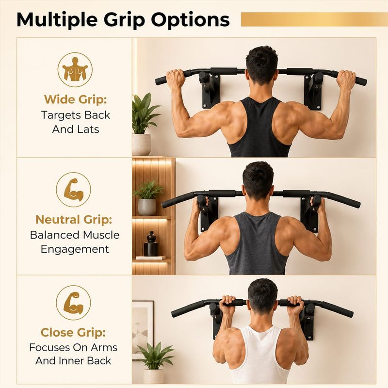 FITNESZ Wall Mounted Pull-up Bar - Image 4