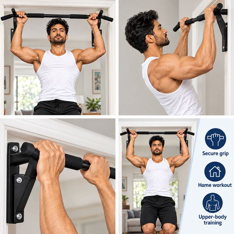 Pascal Pull Up Bar Wall Mounted Gym Equipment - Image 5