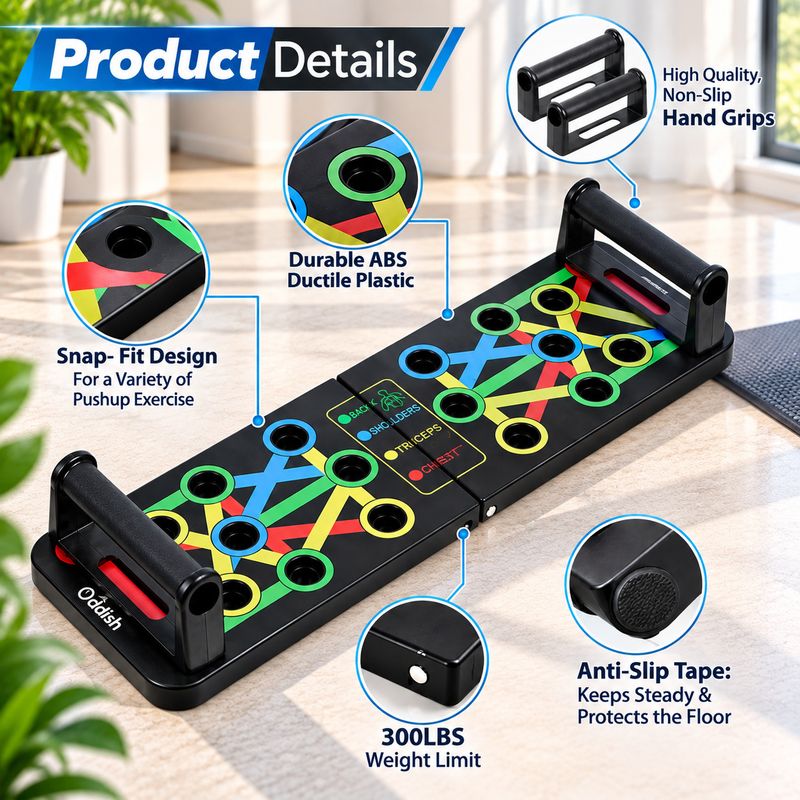 Oddish 15 in 1 Push Up Board System - Image 5
