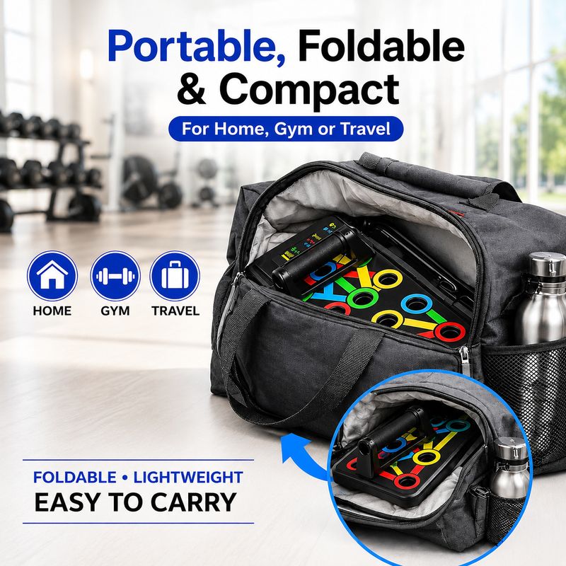 Quickfit 10 in 1 Portable Board for Chest Press - Image 4