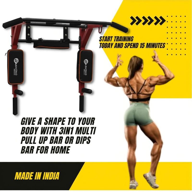 Hashtag Fitness 3in1 Men's Exercise Equipment - Image 2