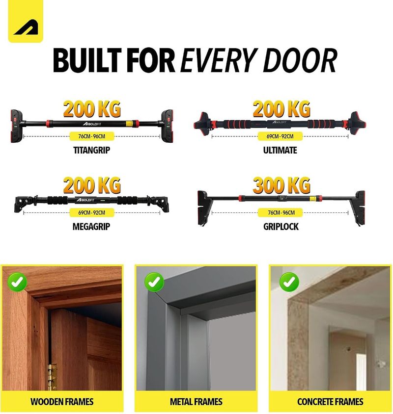 BOLDFIT Pull Up Bar For Home Workout - Image 6