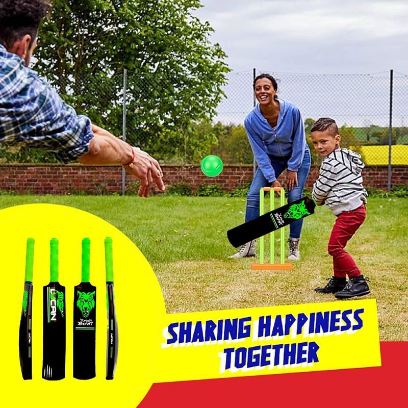 LYCAN Junior Size 3 PVC Cricket Bat for 8 Yrs - Image 6