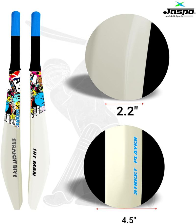 Jaspo Warrior Plastic Tennis Bat 34x4.5 Inch - Image 5