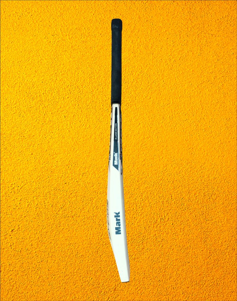 MARK BIG6 Kashmiri Wooden Grade 1 Double Blade Leather Bat - Image 3