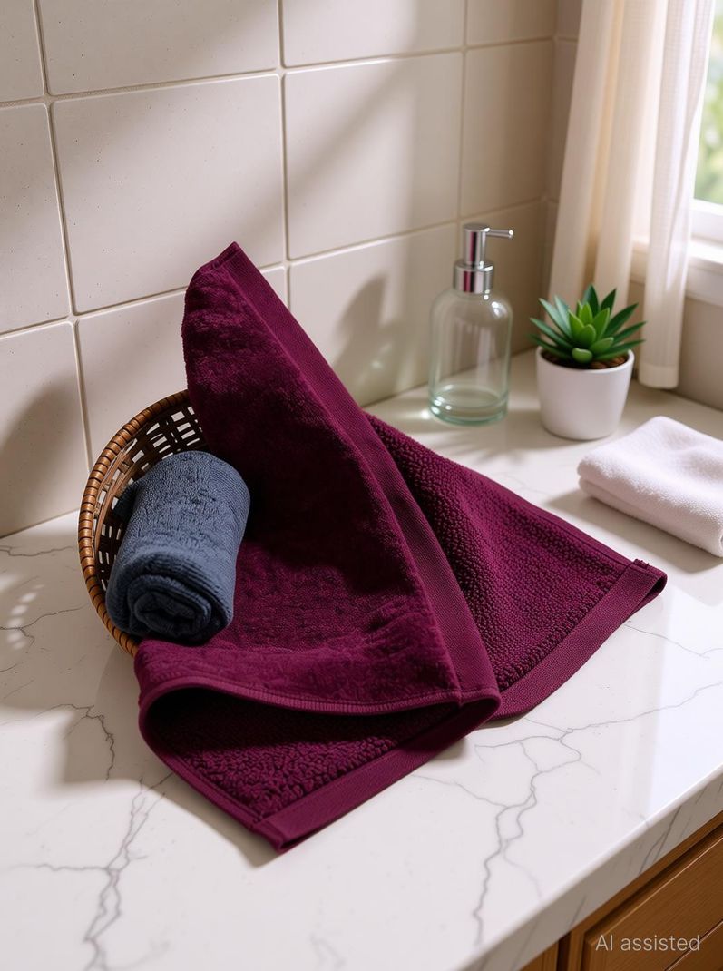 Damensch 500 GSM Cotton Face Towel - Image 2