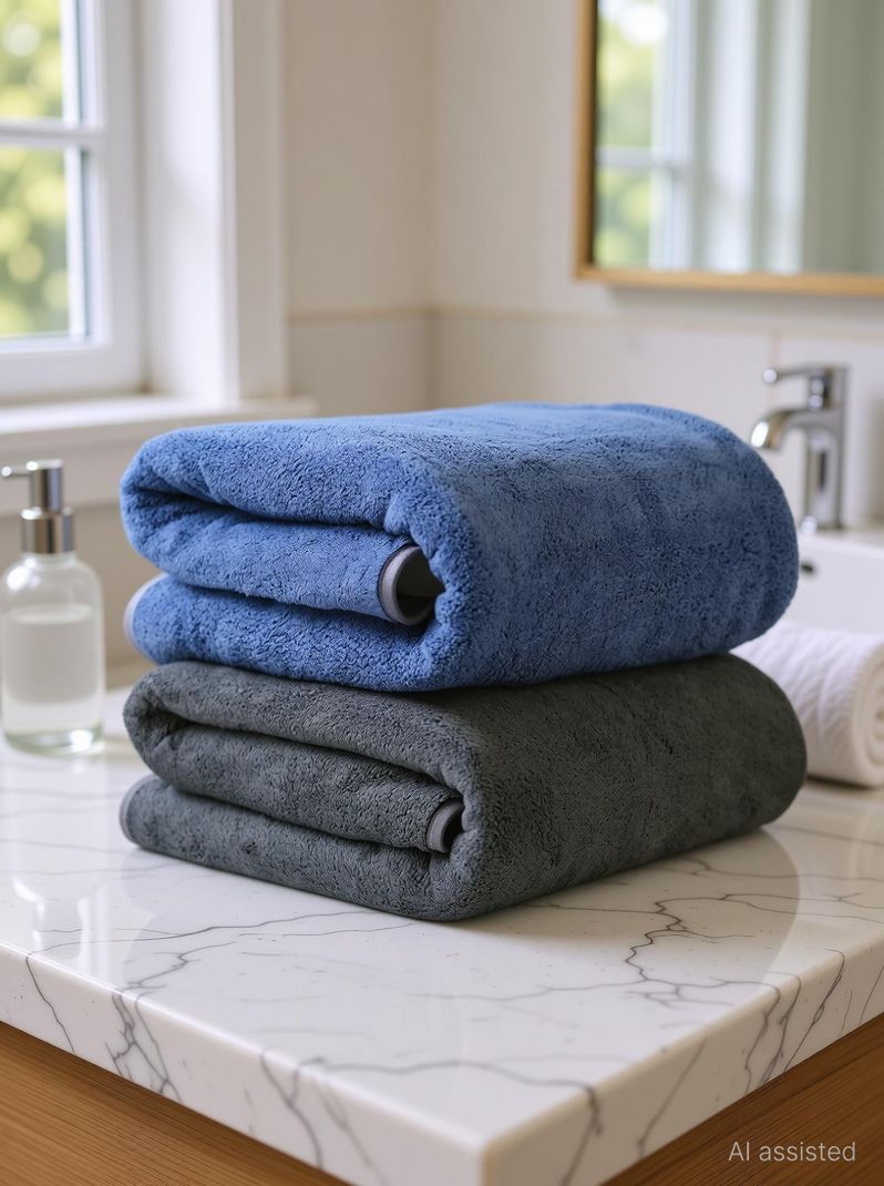 Sffizeex 500 GSM Microfiber Bath Towel - Image 4