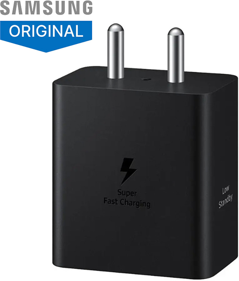 Samsung 45 W GaN 3 A Wall Charger for Mobile (Black, Cable Included)