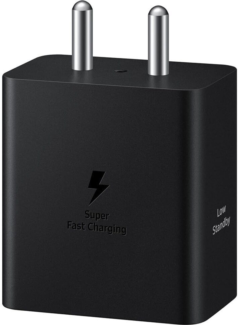 Samsung 45 W 3 A Wall Charger for Mobile with Detachable Cable (Black, Cable Included)