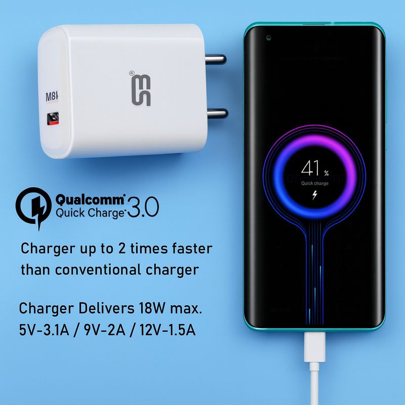 SB 18W Wall Charger with Micro-USB Cable - Image 6