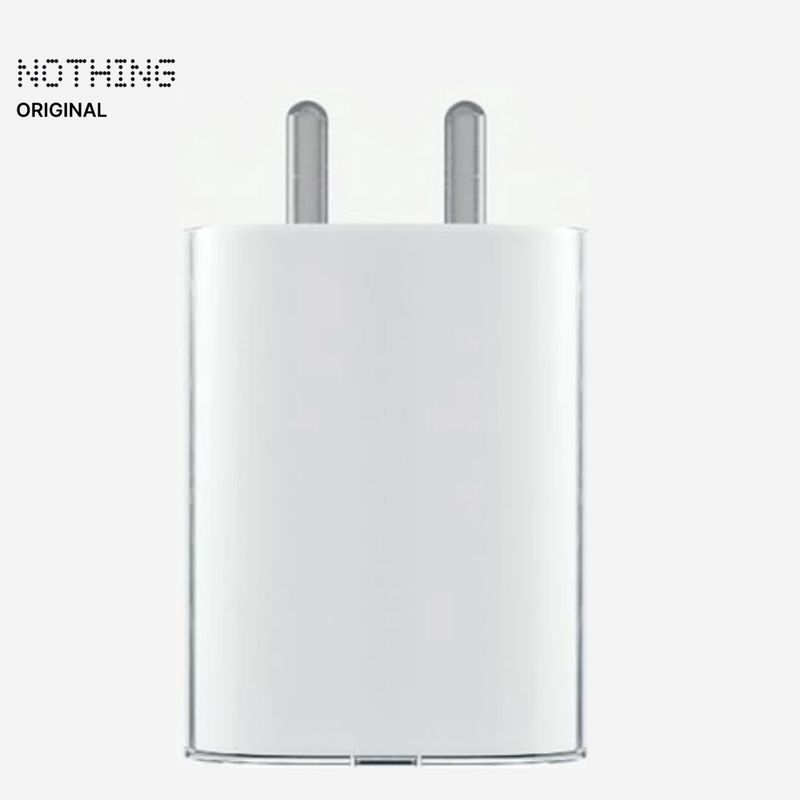 Nothing phone 45W, USB-C Compatible Power Charger (White) - Image 2