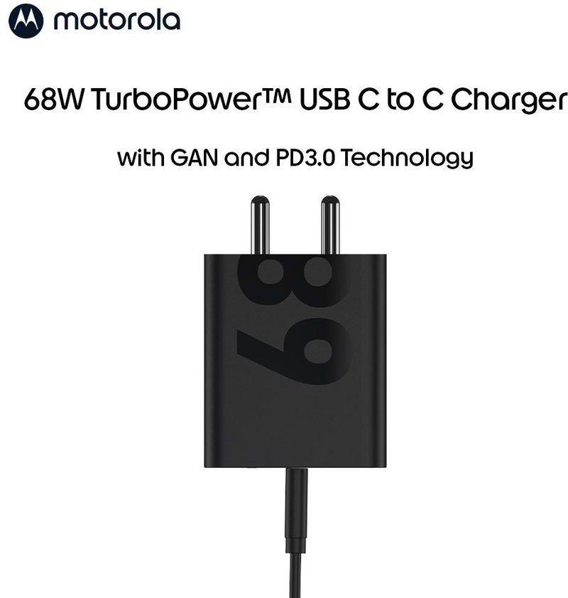 Motorola 68W GaN 6.5A Single Port Mobile Charger - Image 4