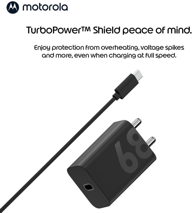 Motorola 68W GaN 6.5A Single Port Mobile Charger - Image 2