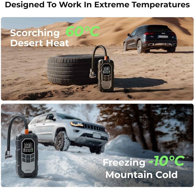 xech 4-in-1 Car Jump Starter with Tyre Inflator - Image 6