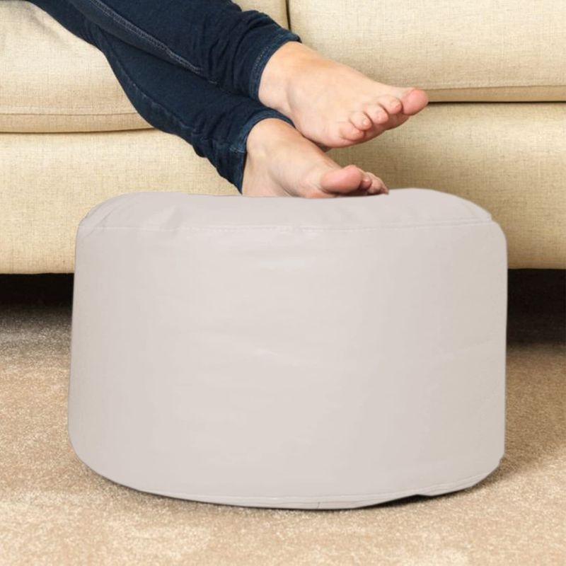 GIGLICK XXXL Faux Leather Bean Bag with Footrest - Image 5