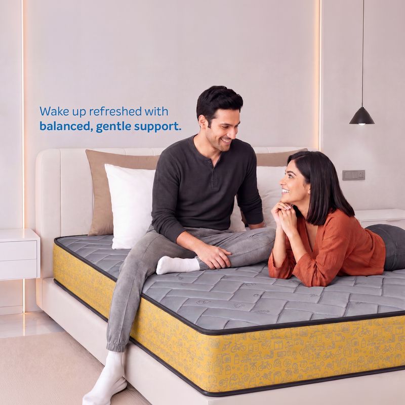 Sleepwell Ortho Pro Spring 8 inch King Mattress - Image 6