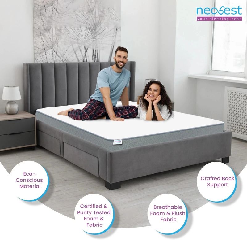 Neobest Classic Orthopedic Dual Comfort 4 inch Single Mattress - Image 3